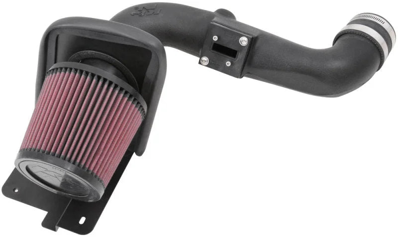 K&N 63 Series AirCharger Performance Intake Kit for 2014 Ford Fiesta 1.6L 4 Cyl - Installation View