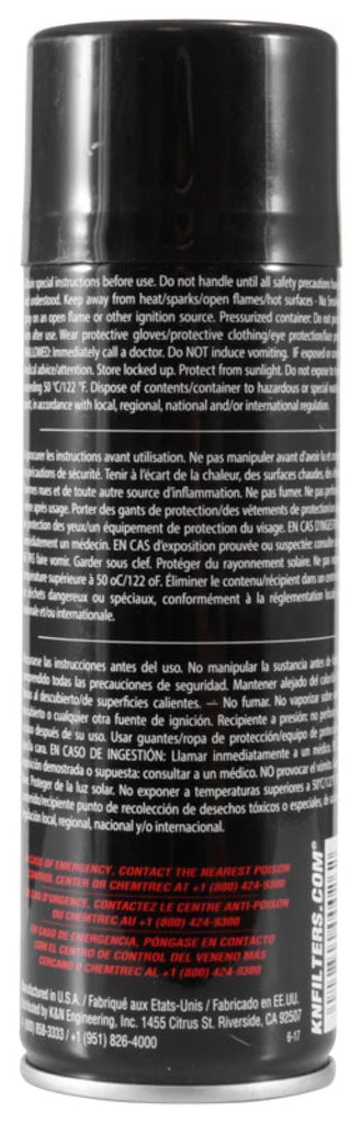 K&N 6.5 OZ Aerosol Spray Air Filter Oil - Additional View 5