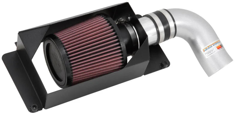 K&N 69 Series Typhoon Kit 11-13 Mini Cooper John Cooper Works 1.6L L4 Performance Intake Kit - Side View