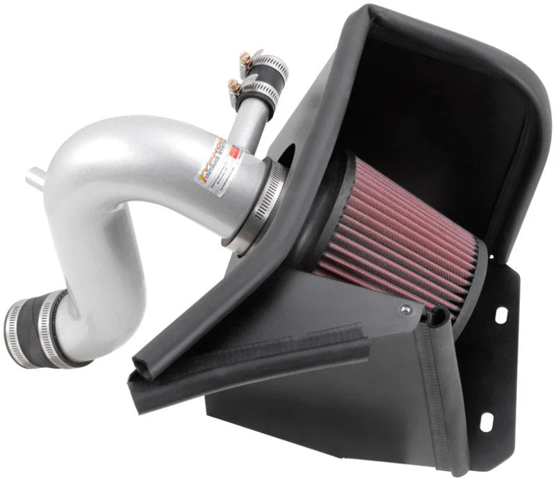 K&N 69 Series Typhoon Performance 13 Chrysler/Dodge 200/Avenger 2.4L Silver Cold Air Intake Kit - Main Product View