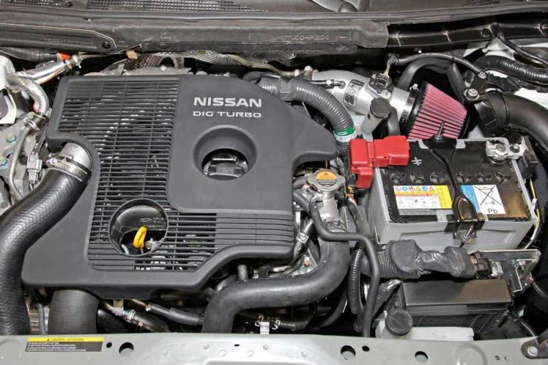 K&N 69 Series Typhoon Performance Intake Kit for 13-14 Nissan Juke 1.6L - Side View