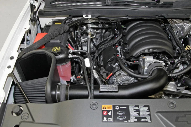 K&N 71 Series Performance Intake Kit - Chevrolet/GMC 14-15 Silverado/Sierra / 2015 Suburban/Yukon - Installation View
