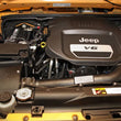 Load image into Gallery viewer, K&amp;N 71 Series Performance Intake Kit for 12-18 Jeep Wrangler 3.6L V6 (12-15 CARB Approved) - Back View