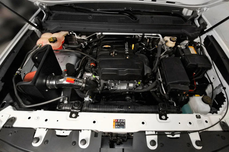 K&N 77 Series 15-16 Chevy Colorado 2.5L / 15-16 GMC Canyon 2.5L Performance Intake Kit - Side View