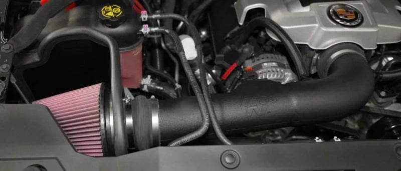 K&N 77 Series Performance Intake Kit - Chevy/GMC 14-15 Silverado/Seirra /2015 Suburban/Tahoe/Yukon - Back View