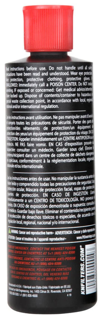 K&N 8 oz. Squeeze Air Filter Oil - Side View