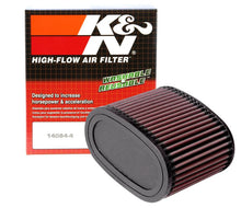 Load image into Gallery viewer, K&amp;N 87-07 Honda VT1100C/VT1100CL/VT1100C2/VT1100C3/VT1100T/VT1100D2 Replacement Air Filter - Side View
