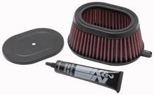 Load image into Gallery viewer, K&amp;N 87-13 Kawasaki KLR650 650 / 93-96 KLX650C 650 Replacement Air Filter - Detail View