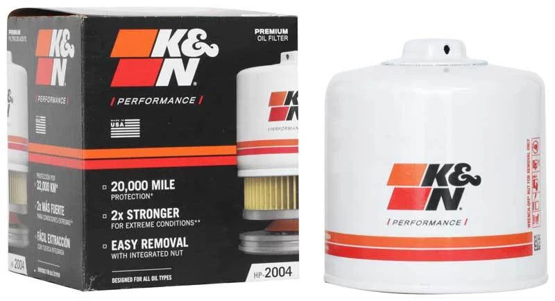K&N 87-92 Supra Non-Turbo / 99-04 Grand Cherokee 4.0 Performance Gold Oil Filter - Installation View