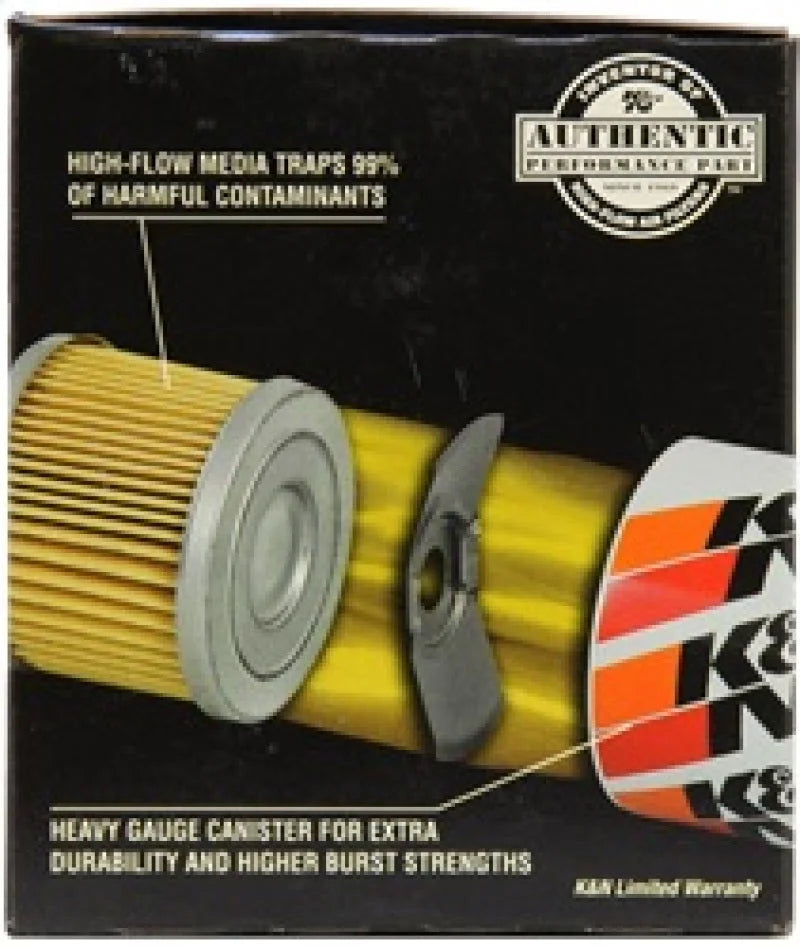 K&N 87-92 Supra Non-Turbo / 99-04 Grand Cherokee 4.0 Performance Gold Oil Filter - Additional View 6