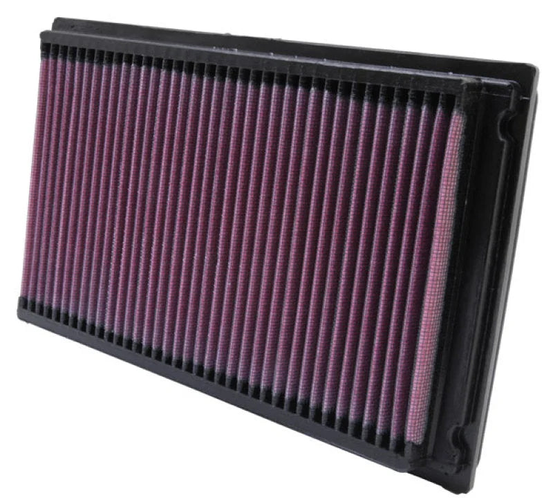 K&N 88-08 Nissan 1.8L / 87-05 Nissan/Infiniti 3.0L / 00-09 3.5LDrop In Air Filter - Installation View