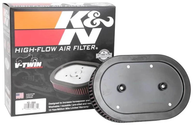 K&N 88-12 Harley Davidson Sportster Screamin Eagle Element Replacement Air Filter - Side View
