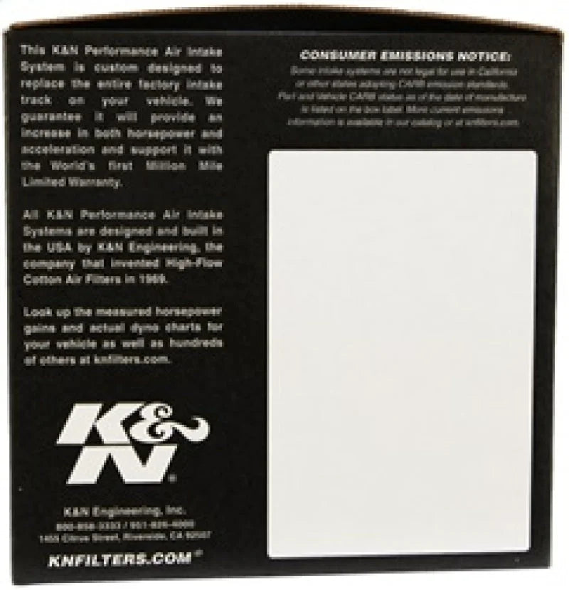 K&N 88-91 Honda Civic Performance Intake Kit - Additional View 6