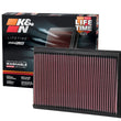 Load image into Gallery viewer, K&amp;N 92-09 Mercury Grand Marquis/Lincoln Town Car / 92-08 Ford Crown Victoria Drop In Air Filter - Back View