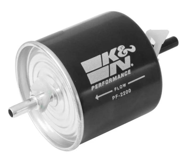 K&N 92-95 Chevy Cavalier 2.2L / 3.1L Fuel Filter - Side View