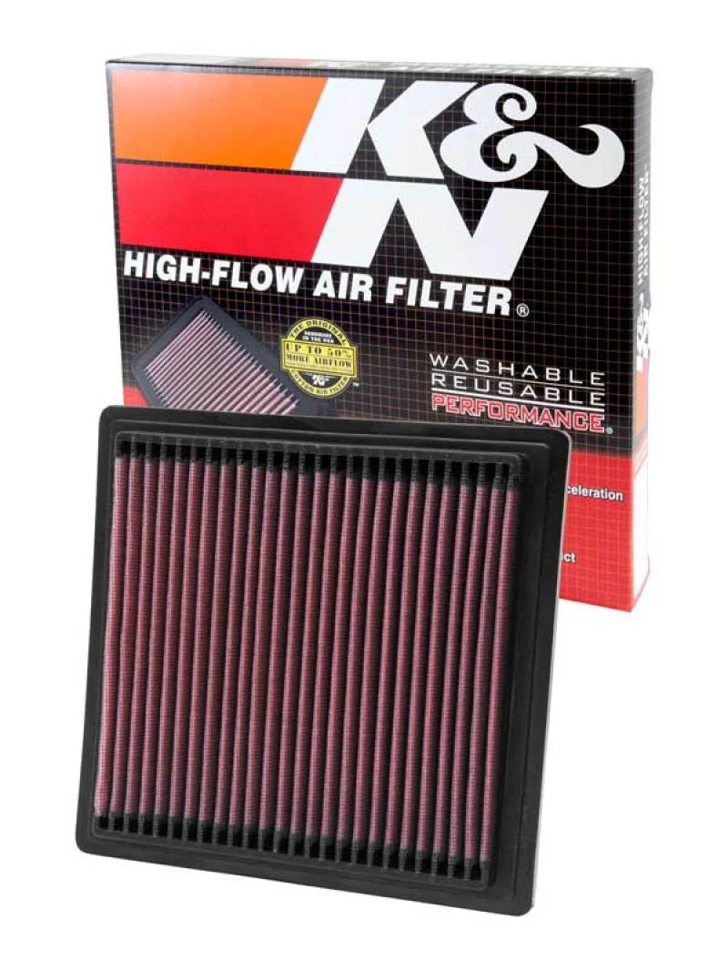 K&N 95-01 Honda Civic 1.5L/1.6L / 95-02 Honda CR-V 2.0L Drop In Air Filter - Additional View 9