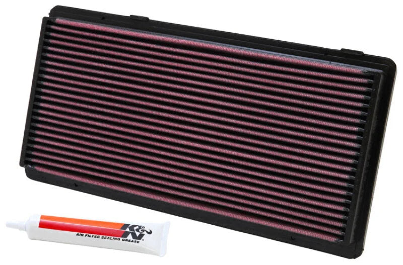 K&N 96-01 Jeep Cherokee 2.5L/4.0L Drop In Air Filter - Main Product View
