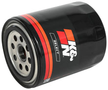 Load image into Gallery viewer, K&amp;N 97-06 Audi A4 1.8L L4 Spin On Oil Filter - Side View