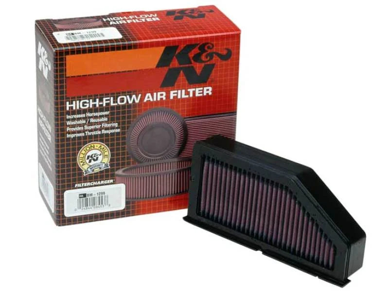K&N 97-08 BMW K1200RS/LT/C/GT 8.313in OS Length / 3.875 OS Width / 1.938in H Replacement Air Filter - Main Product View