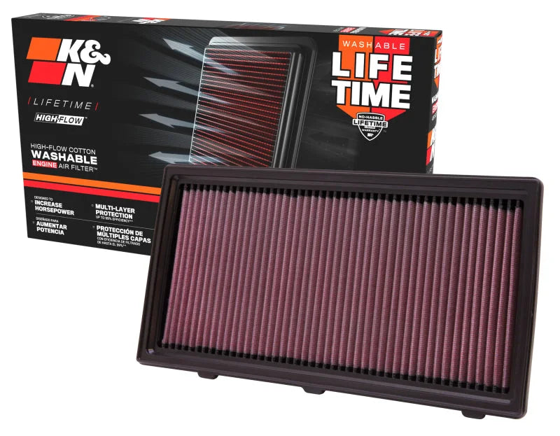 K&N 97-10 Dodge Dakota / 98-03 Durango / 06-09 Mitsubishi Raider Drop In Air Filter - Additional View 8
