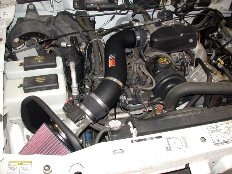 K&N 98-01 Ford Ranger / Mazda B2500 L4-2.5L Performance Intake Kit - Side View