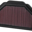 Load image into Gallery viewer, K&amp;N 98-02 Kawasaki ZX6R Ninja/05-08 ZZR600 Air Filter - Main Product View