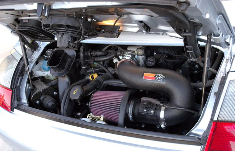 K&N 99-05 Porsche Carrera 996 Performance Intake Kit - Side View
