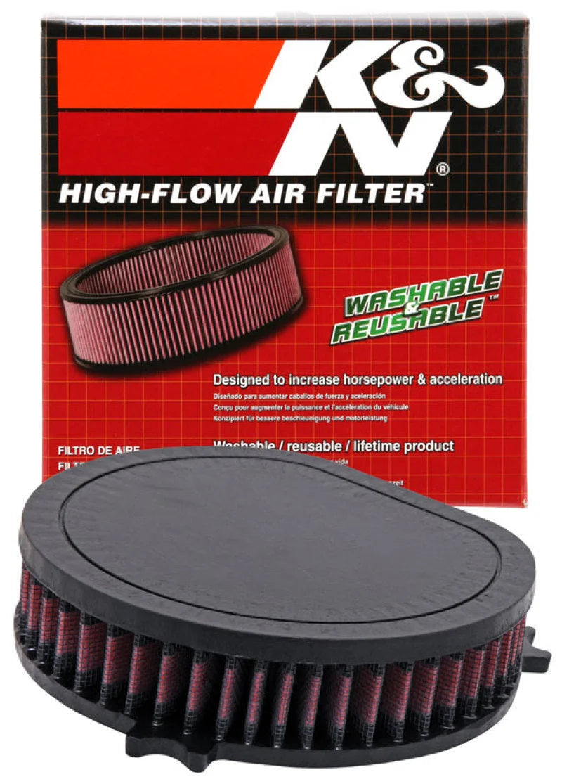 K&N 99-09 Yamaha XVS1100 V-Star Air Filter - Side View