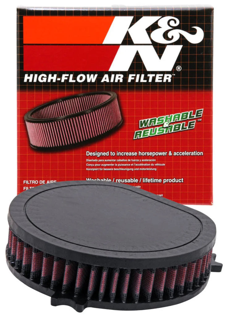 K&N 99-09 Yamaha XVS1100 V-Star Air Filter - Side View