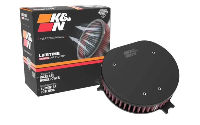 K&N 99-09 Yamaha XVS1100 V-Star Air Filter - Installation View