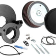 Load image into Gallery viewer, K&amp;N 99+ Harley Davidson Street Metal Intake System - Hammer Black - Main Product View