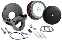 Load image into Gallery viewer, K&amp;N 99+ Harley Davidson Street Metal Intake System - Hammer Black - Main Product View