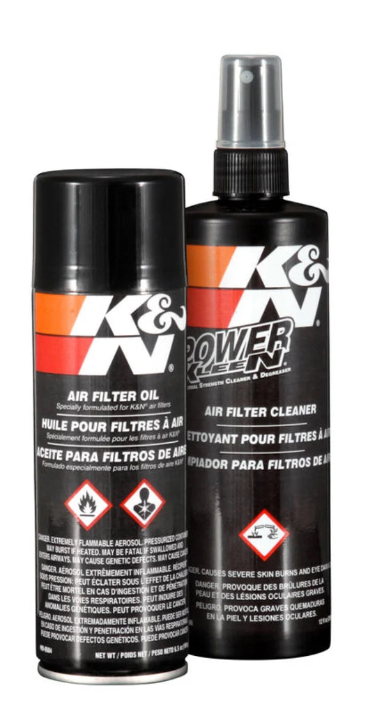 K&N Aerosol Oil Recharger Service Kit - Back View
