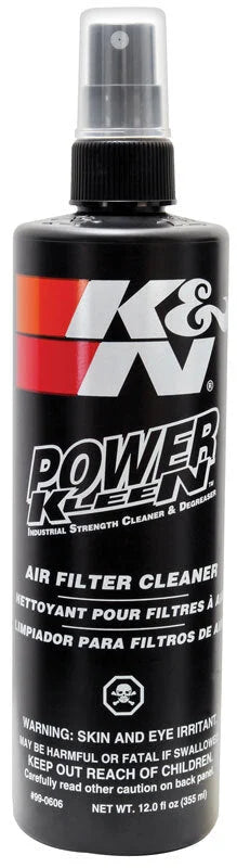 K&N Air Filter Cleaner 12oz Pump Spray - Side View
