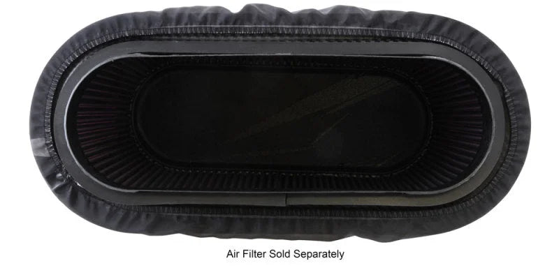K&N Air Filter Wrap - Black - 4.313in Base ID x 4.75in Top ID x 6.75in H - Additional View 8