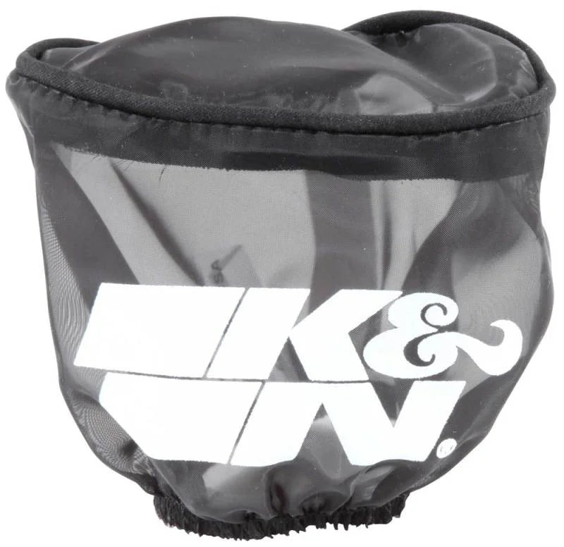K&N Air Filter Wrap Black Oval Tapered 3.75in Base I/S Width x 2.5in Top I/S Width x 2.75in H - Main Product View