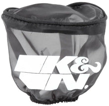 Load image into Gallery viewer, K&amp;N Air Filter Wrap Black Oval Tapered 3.75in Base I/S Width x 2.5in Top I/S Width x 2.75in H - Main Product View