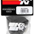 Load image into Gallery viewer, K&amp;N Air Filter Wrap Black Oval Tapered 3.75in Base I/S Width x 2.5in Top I/S Width x 2.75in H - Side View