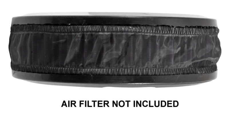 K&N Air Filter Wrap Black Round Height 2.5 in ID 7.5in - Main Product View