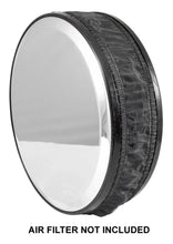 Load image into Gallery viewer, K&amp;N Air Filter Wrap Black Round Height 2.5 in ID 7.5in - Side View
