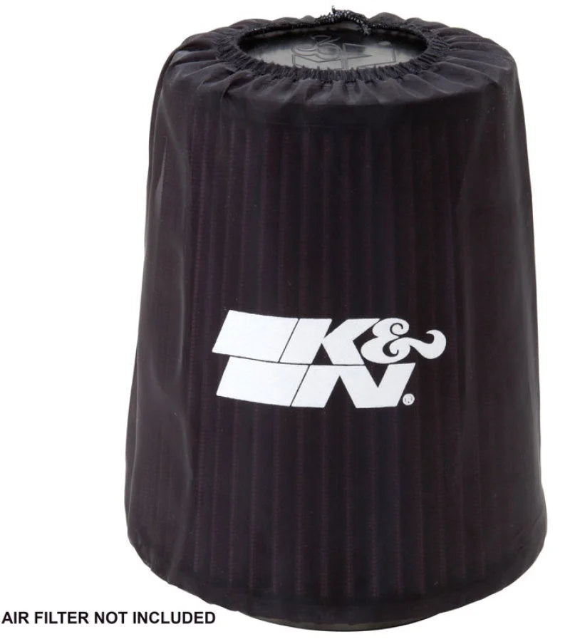 K&N Air Filter Wrap Drycharger - Black - Side View