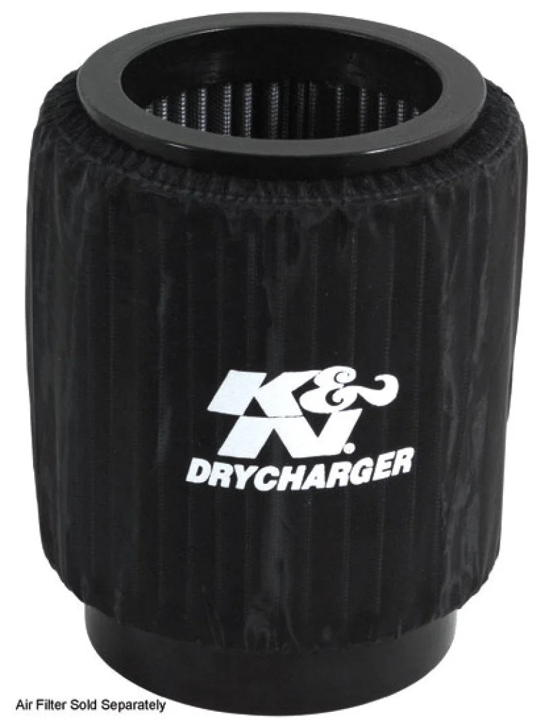 K&N Air Filter Wrap Drycharger KA-7508 Black - Side View