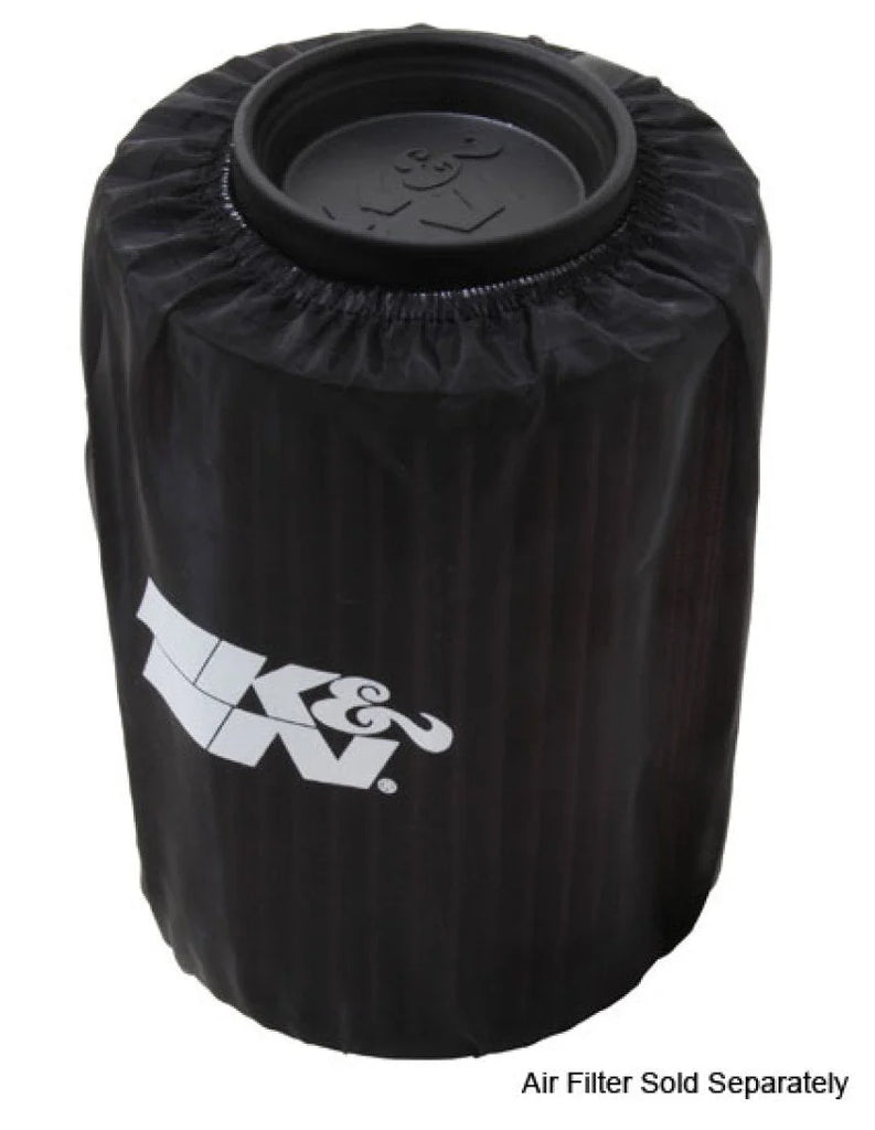 K&N Air Filter Wrap Drycharger - Round Straight - Black for Polaris Ranger - Main Product View