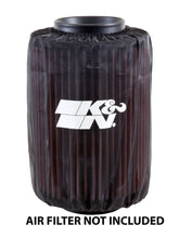 Load image into Gallery viewer, K&amp;N Air Filter Wrap Drycharger - Round Straight - Black for Polaris Ranger - Side View