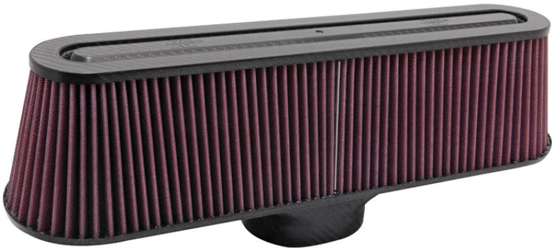 K&N Air Filter with Carbon Fiber Top and Base - Main Product View