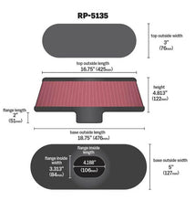 Load image into Gallery viewer, K&amp;N Air Filter with Carbon Fiber Top and Base - Installation View