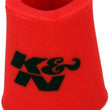Load image into Gallery viewer, K&amp;N Airforce Pre-Cleaner Round Tapered Red Air Filter Foam Wrap 6in Base ID x 5in Top ID x 9in H
