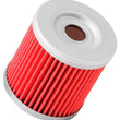 Load image into Gallery viewer, K&amp;N Aprilia / Derbi / Husqvarna / Piaggio 1.781in OD x 0.625in ID x 1.844in H Oil Filter - Back View
