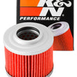 Load image into Gallery viewer, K&amp;N Aprilia / MZ / BMW / MUZ 2.219in OD x 2.063in H Oil Filter - Installation View