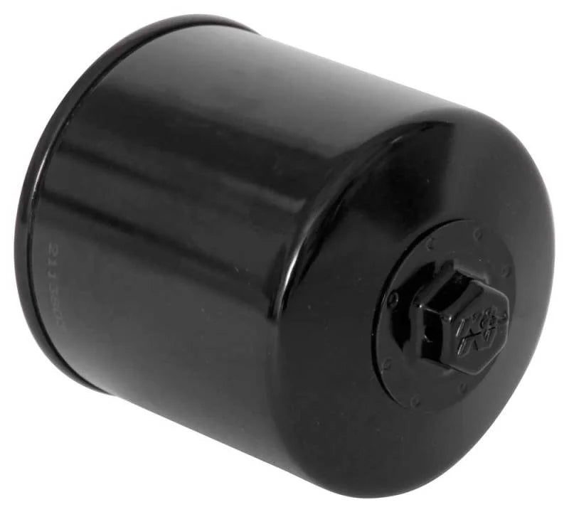 K&N BMW 3.031in OD x 3.531in H Oil Filter - Side View